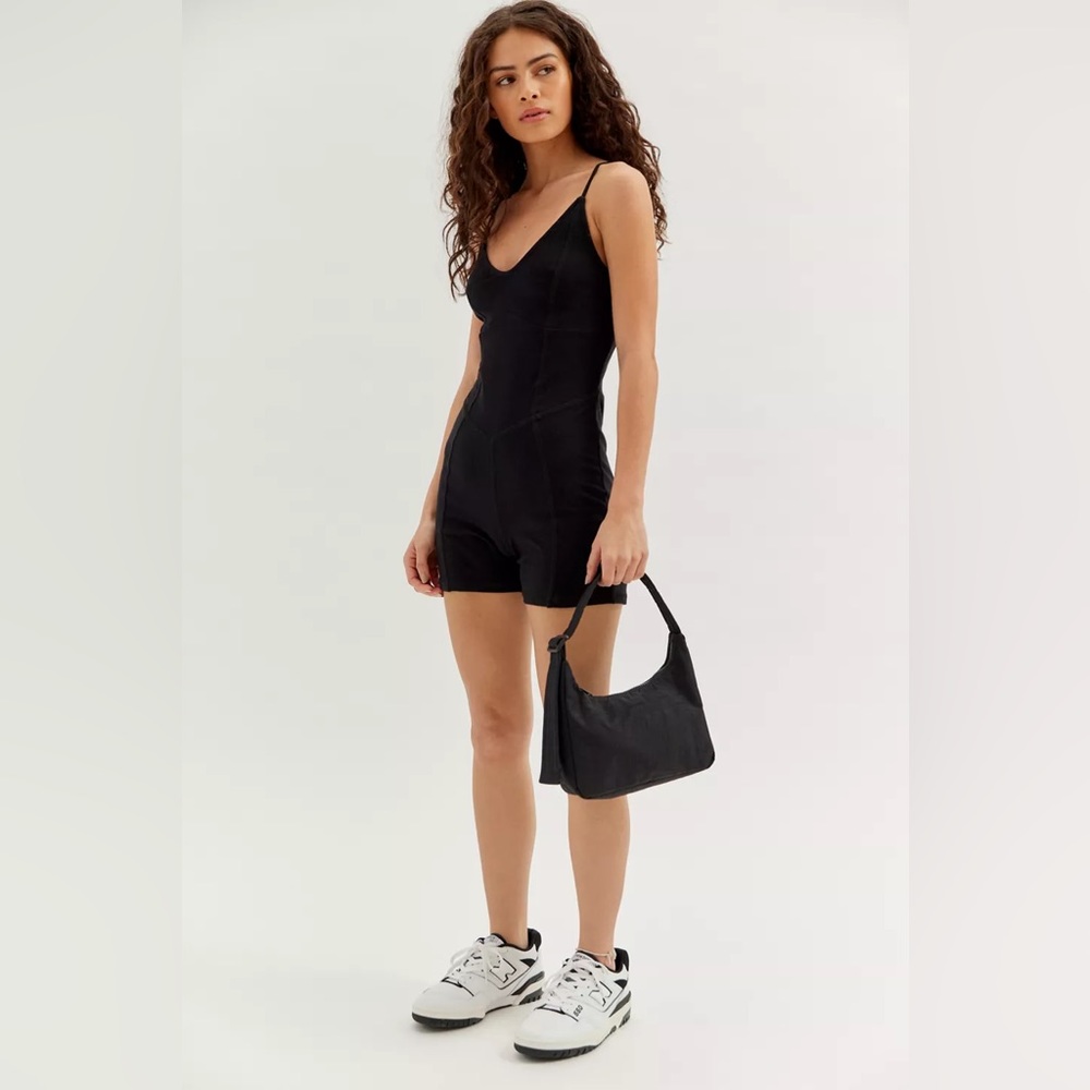 BAGGU Mini Nylon Shoulder Bag - Black